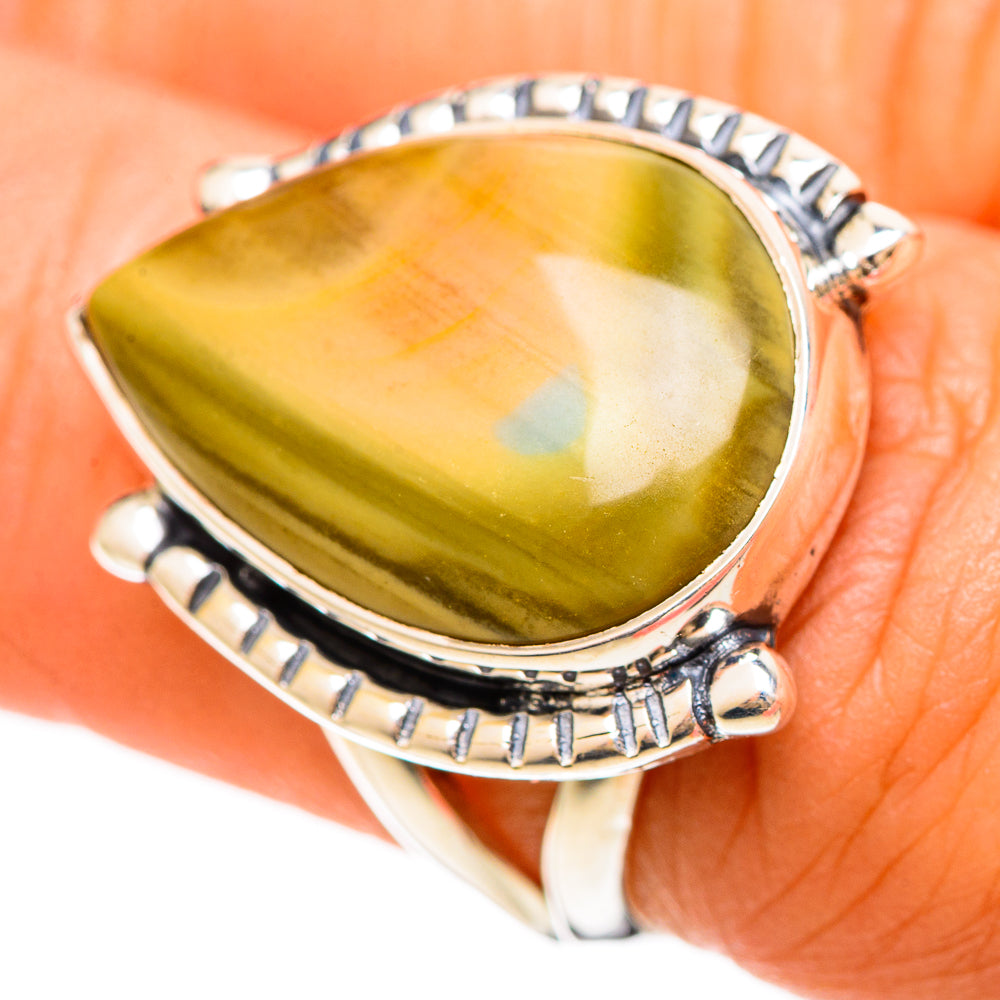 Polychrome Jasper Rings handcrafted by Ana Silver Co - RING108529