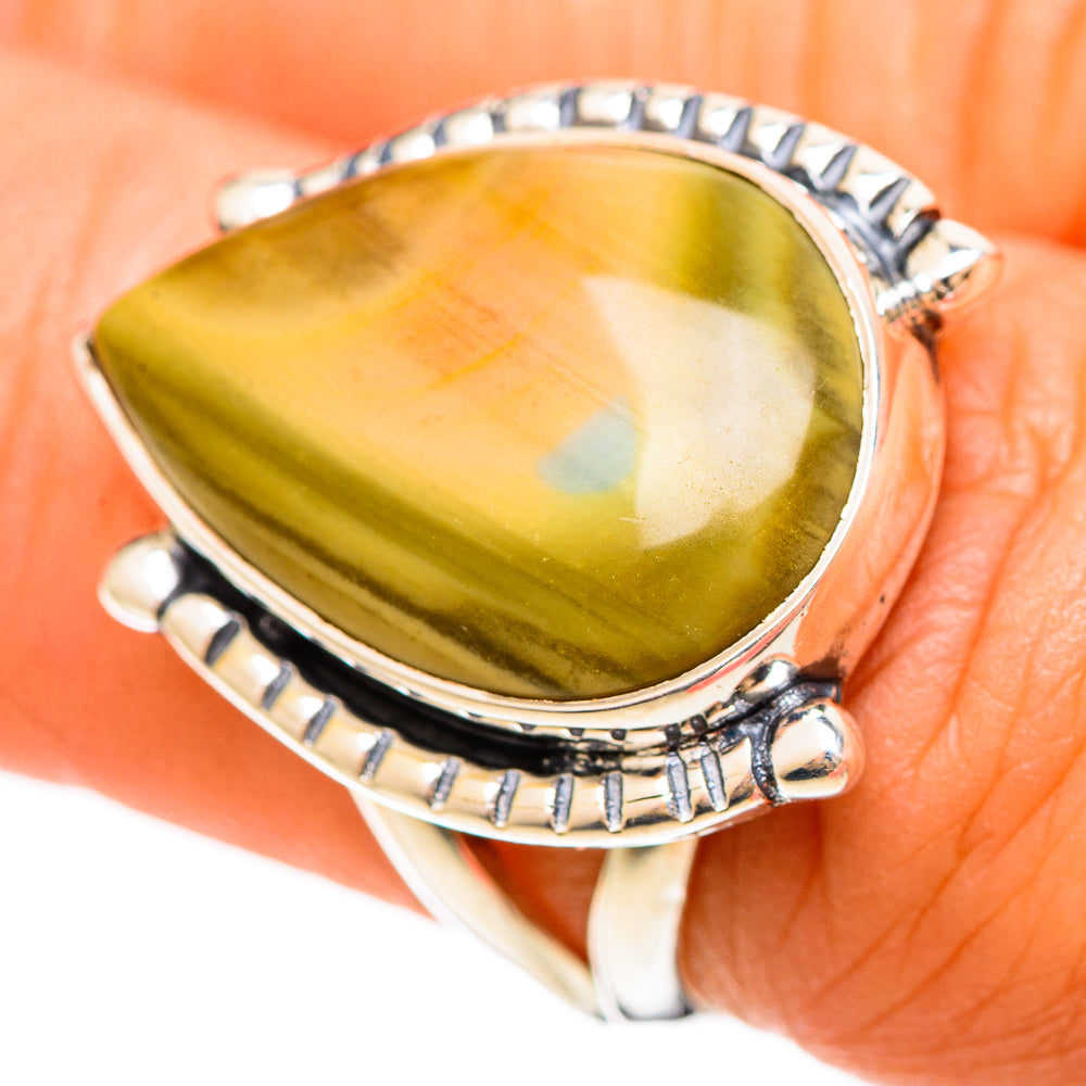 Polychrome Jasper Rings handcrafted by Ana Silver Co - RING108529