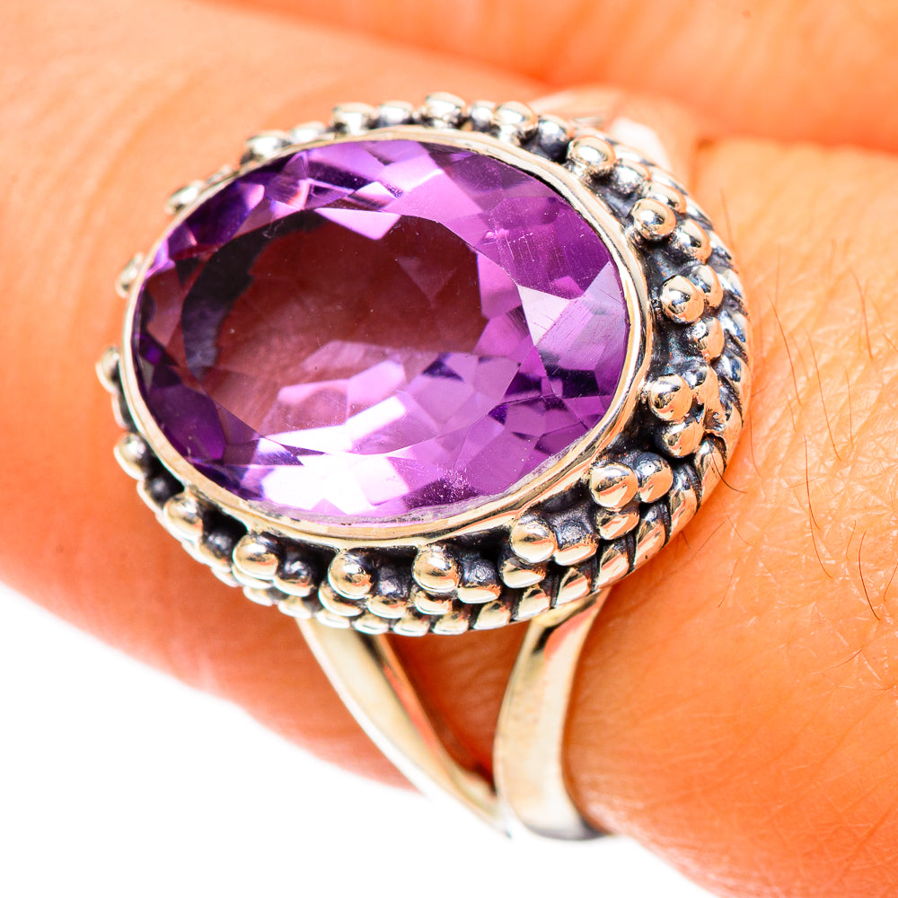 Amethyst Rings handcrafted by Ana Silver Co - RING108536