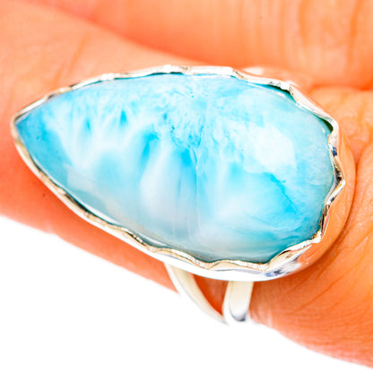 Larimar Rings handcrafted by Ana Silver Co - RING108556