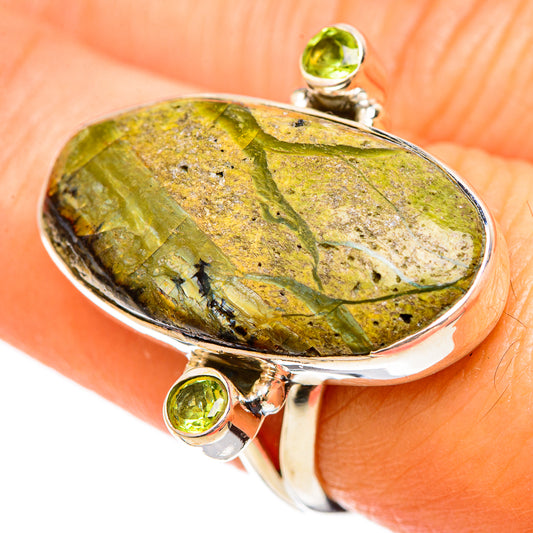 Rainforest Jasper Rings handcrafted by Ana Silver Co - RING108561