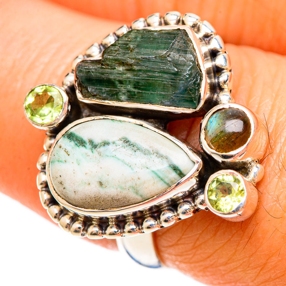 Ocean Jasper Rings handcrafted by Ana Silver Co - RING108562