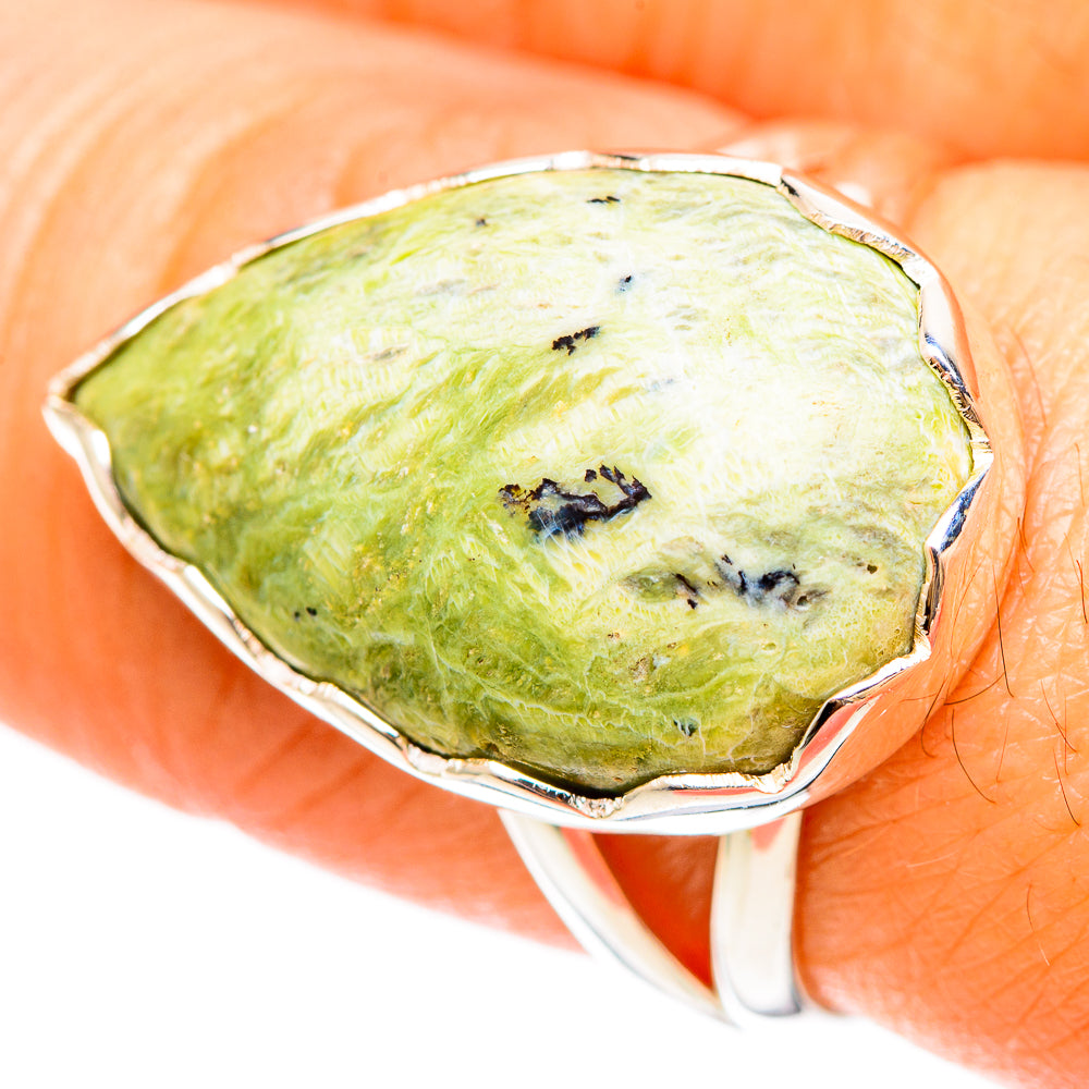 Rainforest Jasper Rings handcrafted by Ana Silver Co - RING108563