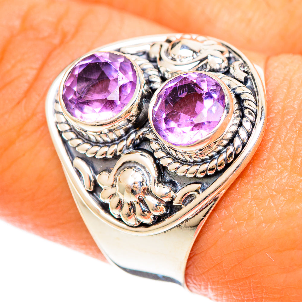 Amethyst Rings handcrafted by Ana Silver Co - RING108570