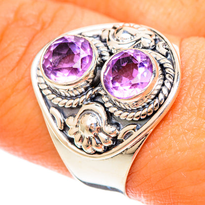 Amethyst Rings handcrafted by Ana Silver Co - RING108570
