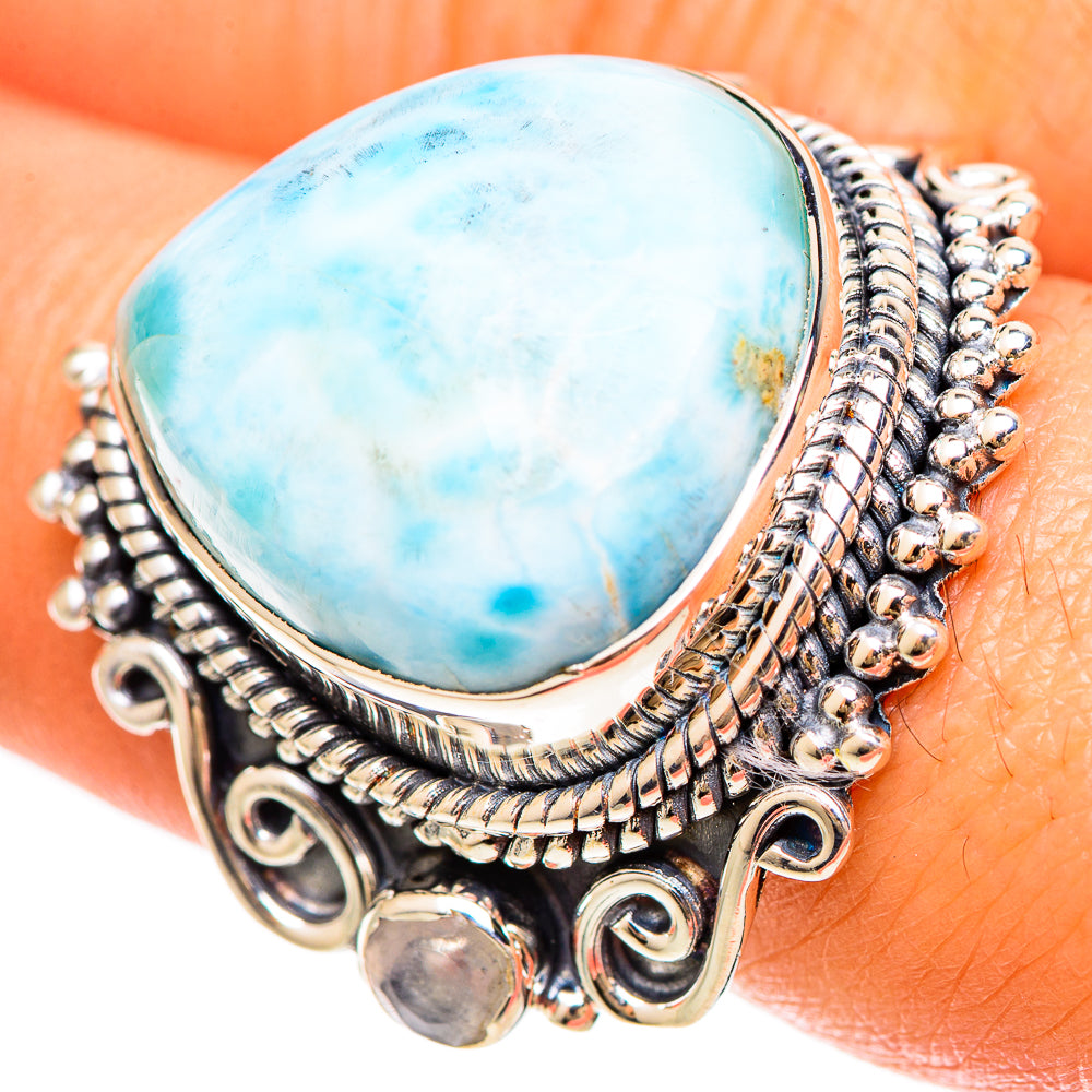 Larimar Rings handcrafted by Ana Silver Co - RING108587