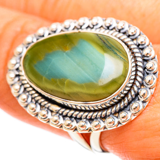 Polychrome Jasper Rings handcrafted by Ana Silver Co - RING108594