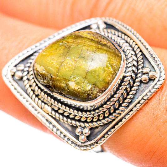 Rainforest Jasper Rings handcrafted by Ana Silver Co - RING108596