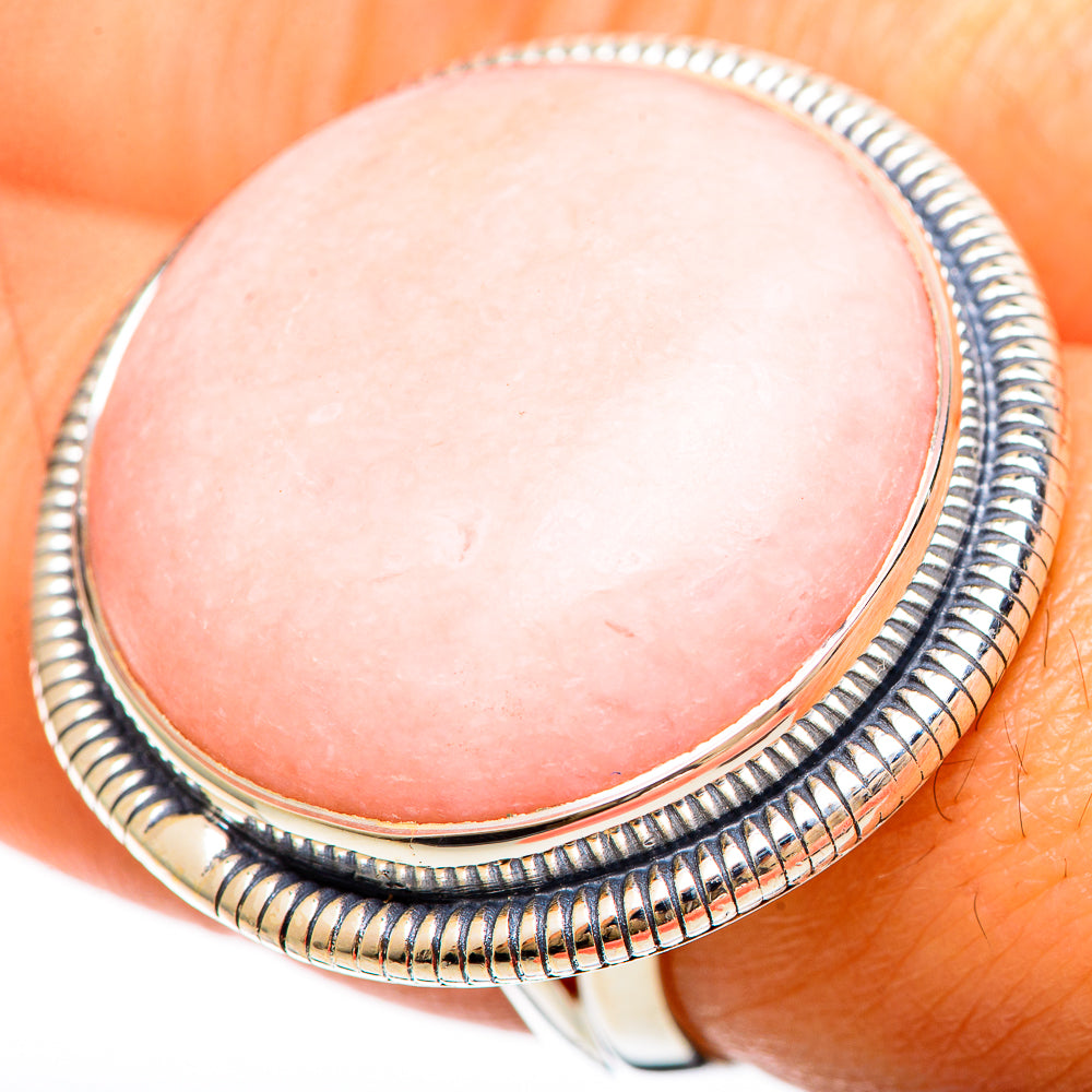 Pink Opal Rings handcrafted by Ana Silver Co - RING108605