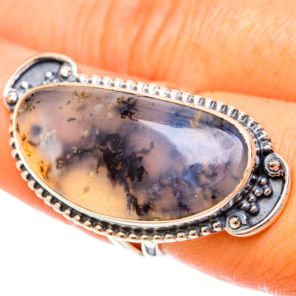 Dendritic Opal Rings handcrafted by Ana Silver Co - RING108625