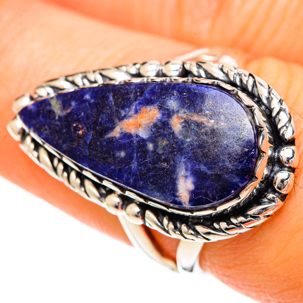 Sodalite Rings handcrafted by Ana Silver Co - RING108630