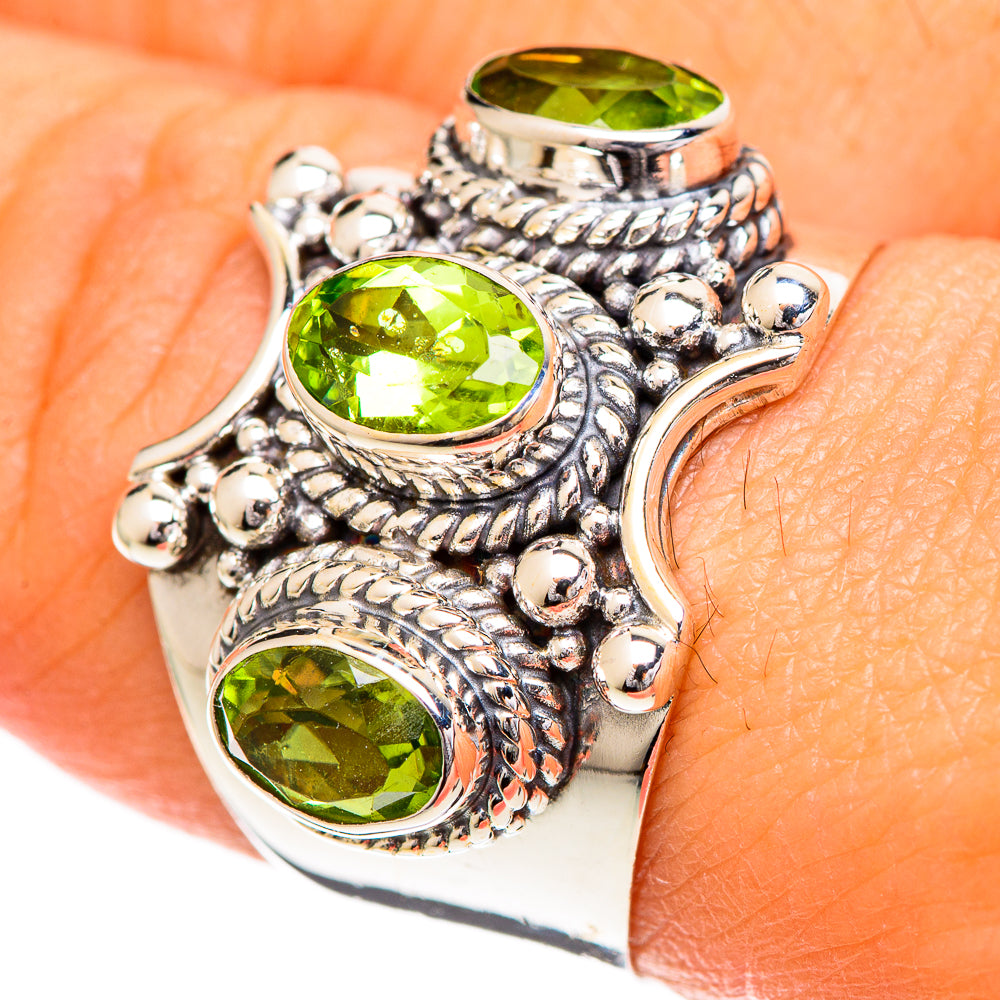 Peridot Rings handcrafted by Ana Silver Co - RING108635