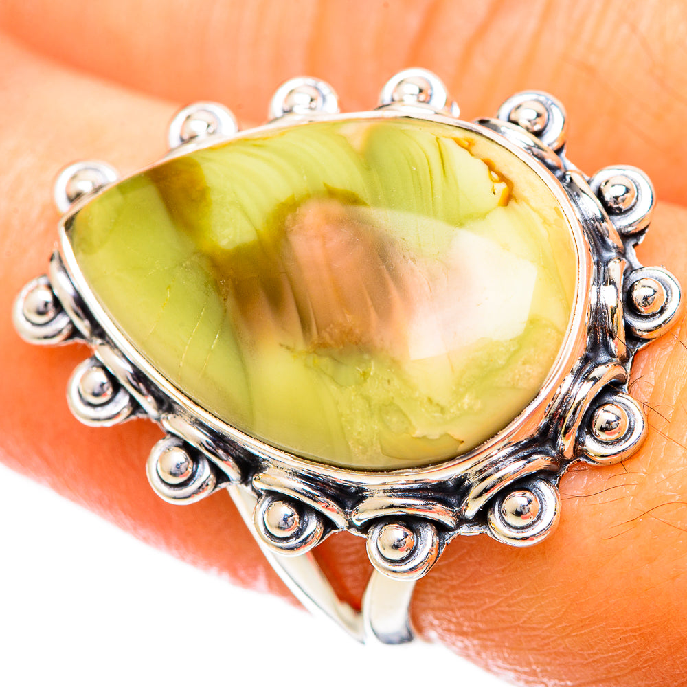 Polychrome Jasper Rings handcrafted by Ana Silver Co - RING108636
