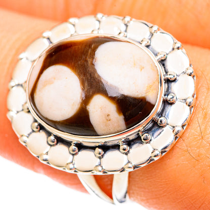 Peanut Wood Jasper Rings handcrafted by Ana Silver Co - RING108639