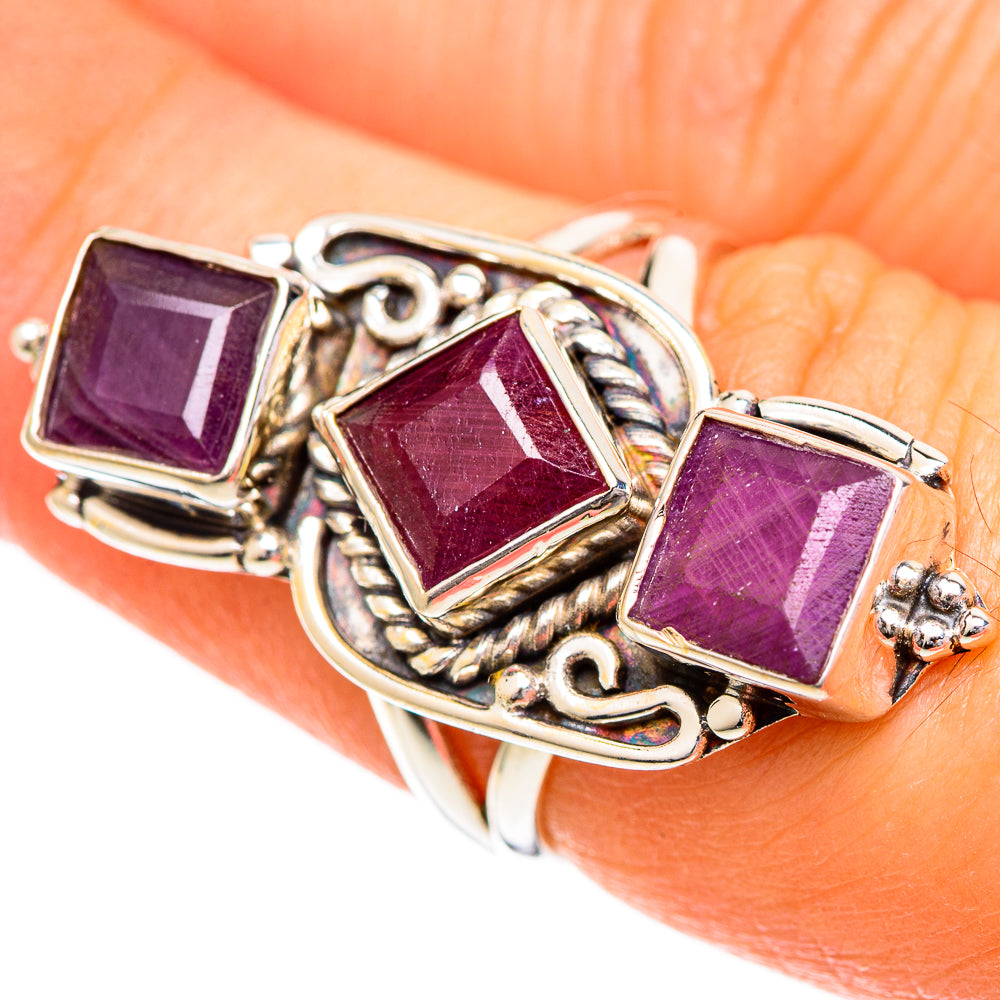 Ruby Rings handcrafted by Ana Silver Co - RING108643