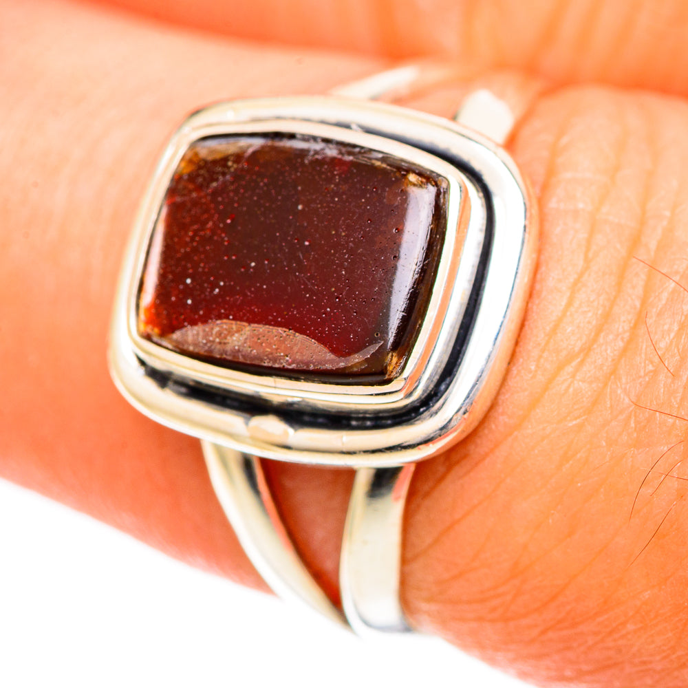 Ammolite Rings handcrafted by Ana Silver Co - RING108645