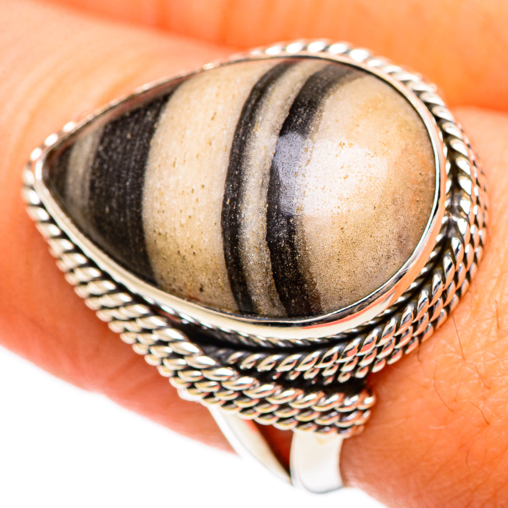 Pinolith Jasper Rings handcrafted by Ana Silver Co - RING108651