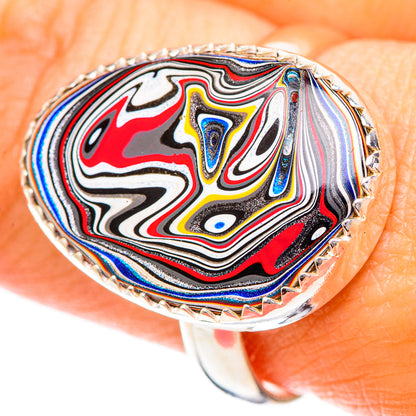 Fordite Rings handcrafted by Ana Silver Co - RING108658