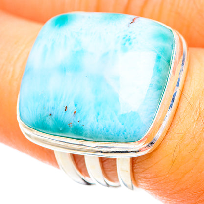 Larimar Rings handcrafted by Ana Silver Co - RING108666