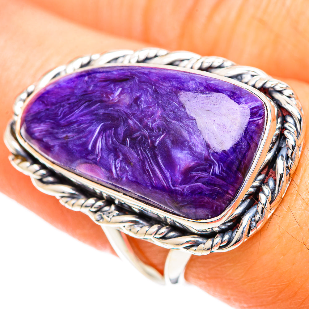 Charoite Rings handcrafted by Ana Silver Co - RING108685