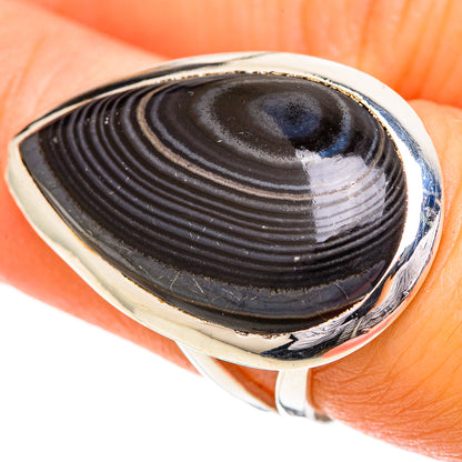 Psilomelane Rings handcrafted by Ana Silver Co - RING108687