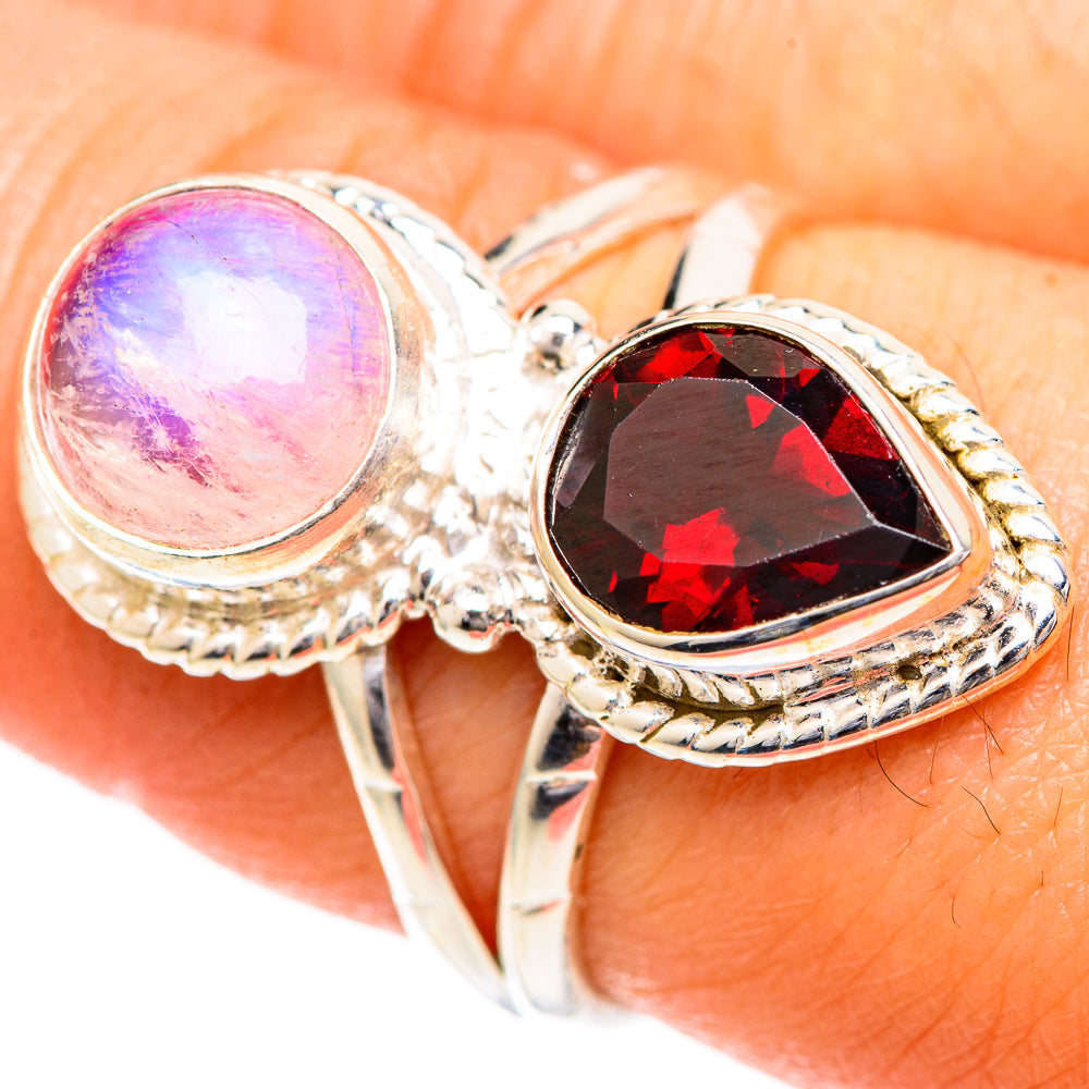 Garnet Rings handcrafted by Ana Silver Co - RING108696
