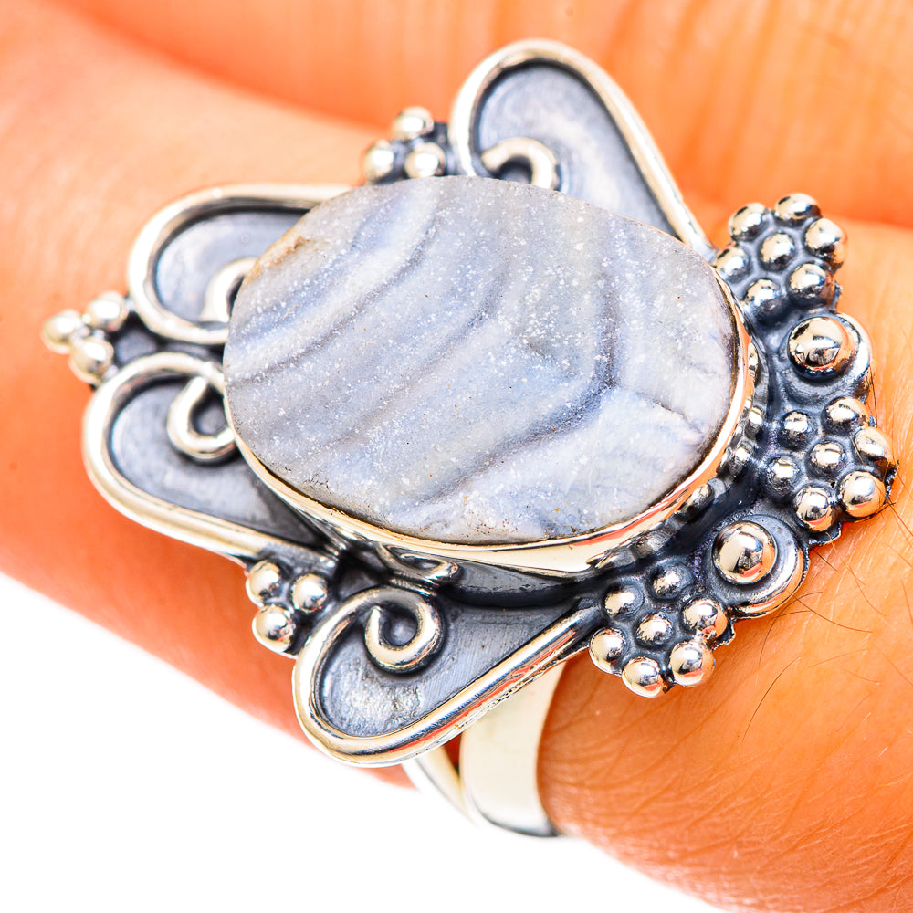 Desert Druzy Rings handcrafted by Ana Silver Co - RING108697