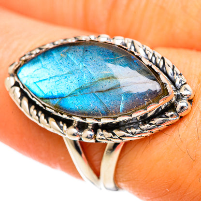 Labradorite Rings handcrafted by Ana Silver Co - RING108700