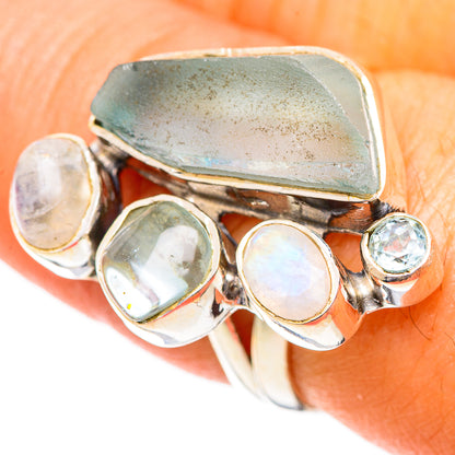 Aquamarine Rings handcrafted by Ana Silver Co - RING108703