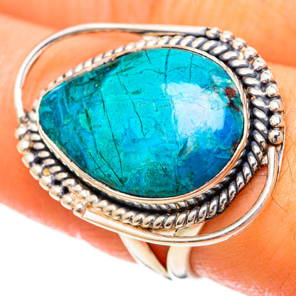 Chrysocolla Rings handcrafted by Ana Silver Co - RING108705