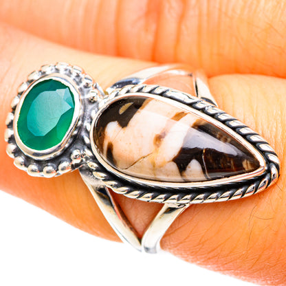 Peanut Wood Jasper Rings handcrafted by Ana Silver Co - RING108711