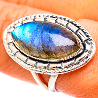 Labradorite Rings handcrafted by Ana Silver Co - RING108731