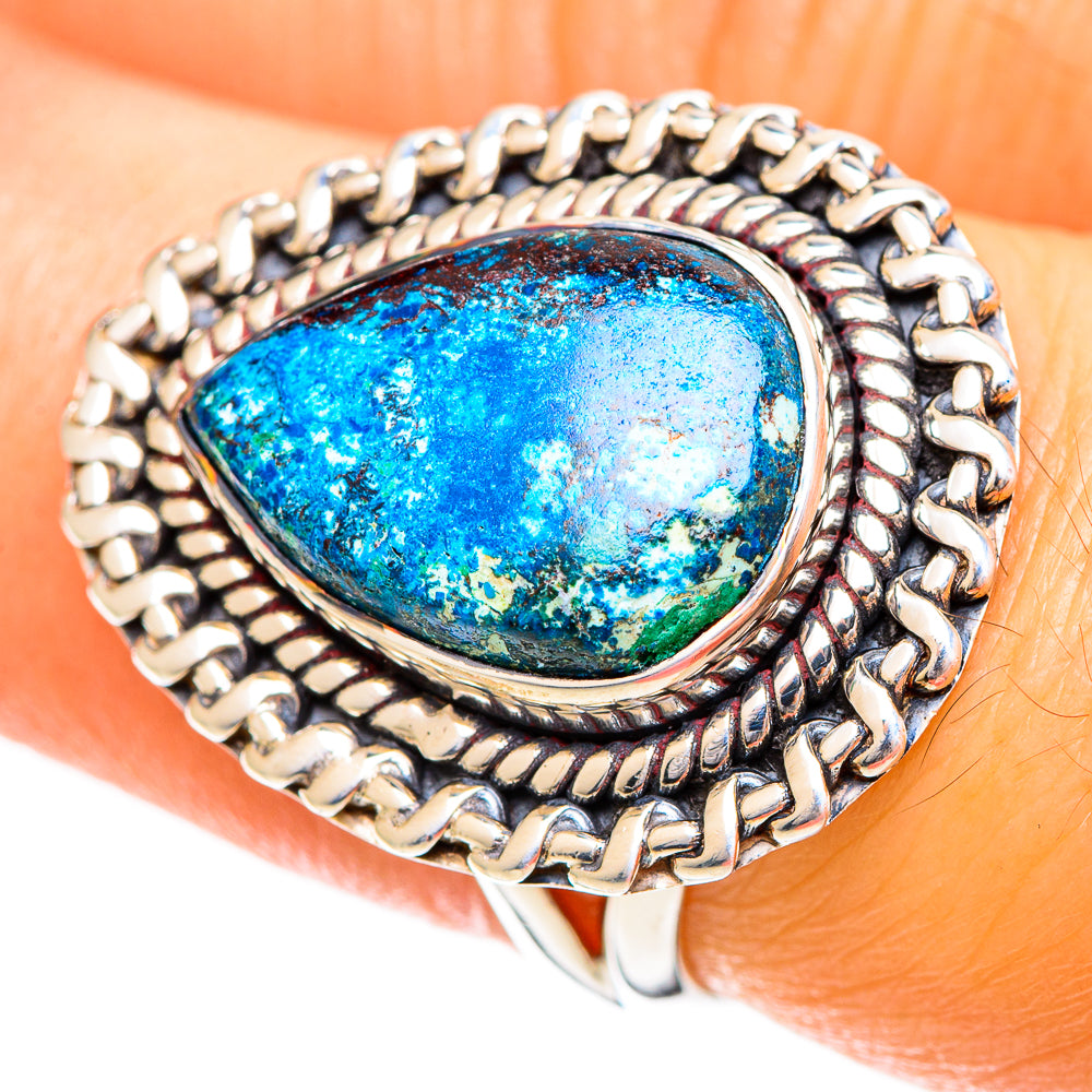 Shattuckite Rings handcrafted by Ana Silver Co - RING108736