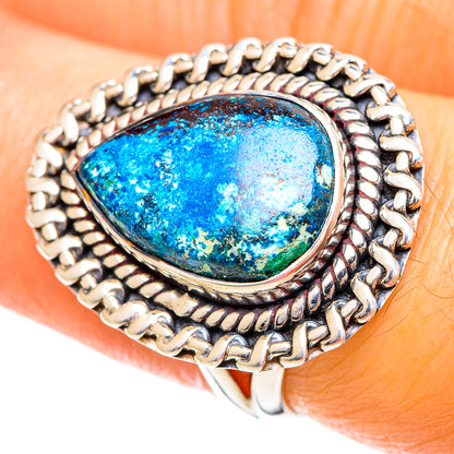 Shattuckite Rings handcrafted by Ana Silver Co - RING108736