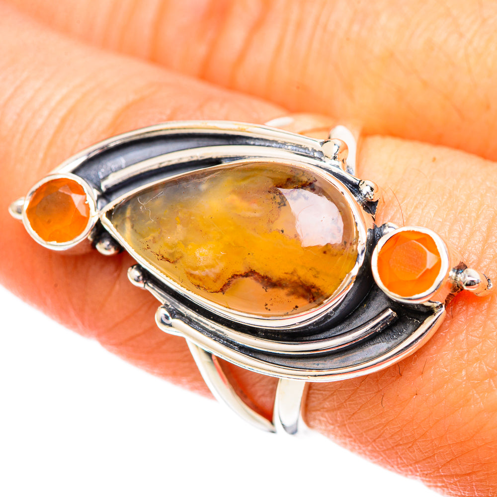 Montana Agate Rings handcrafted by Ana Silver Co - RING108745