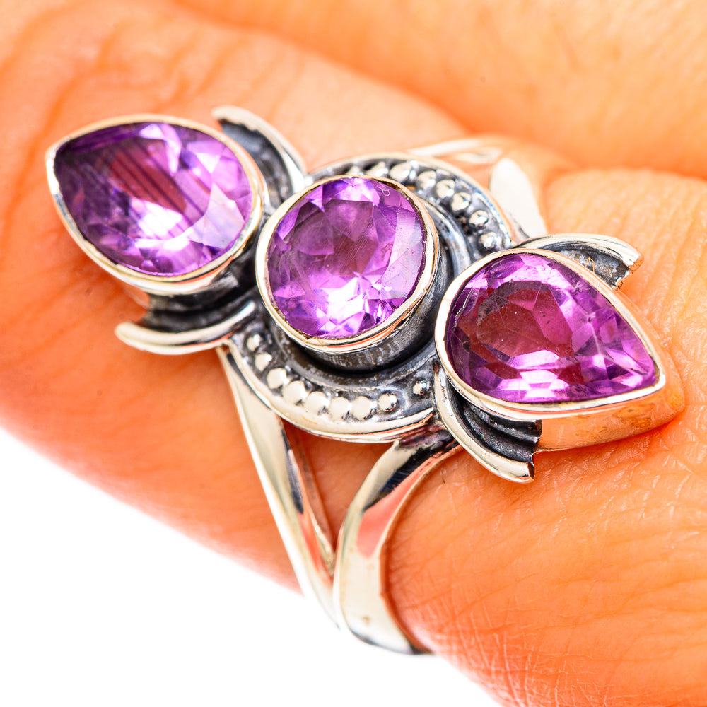 Amethyst Rings handcrafted by Ana Silver Co - RING108749