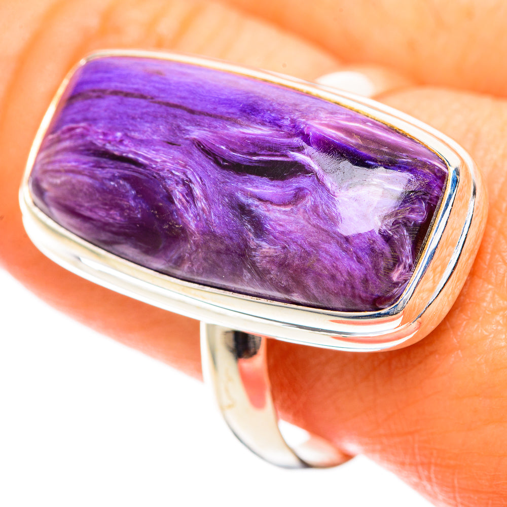Charoite Rings handcrafted by Ana Silver Co - RING108750