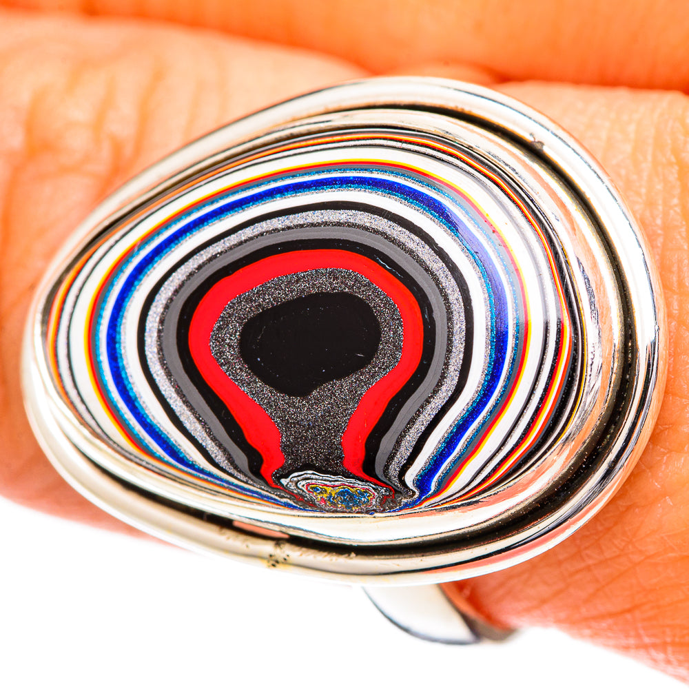 Fordite Rings handcrafted by Ana Silver Co - RING108757