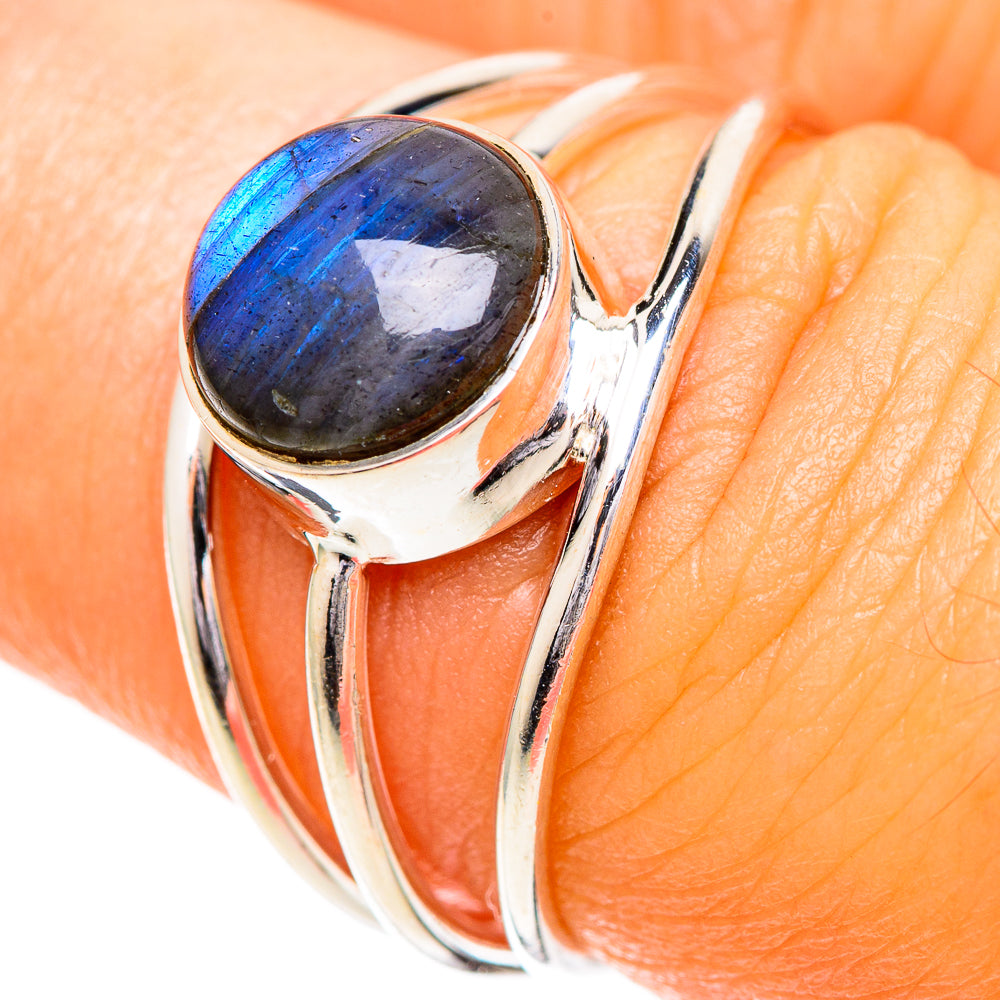 Labradorite Rings handcrafted by Ana Silver Co - RING108761