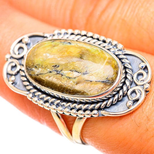 Rainforest Jasper Rings handcrafted by Ana Silver Co - RING108771