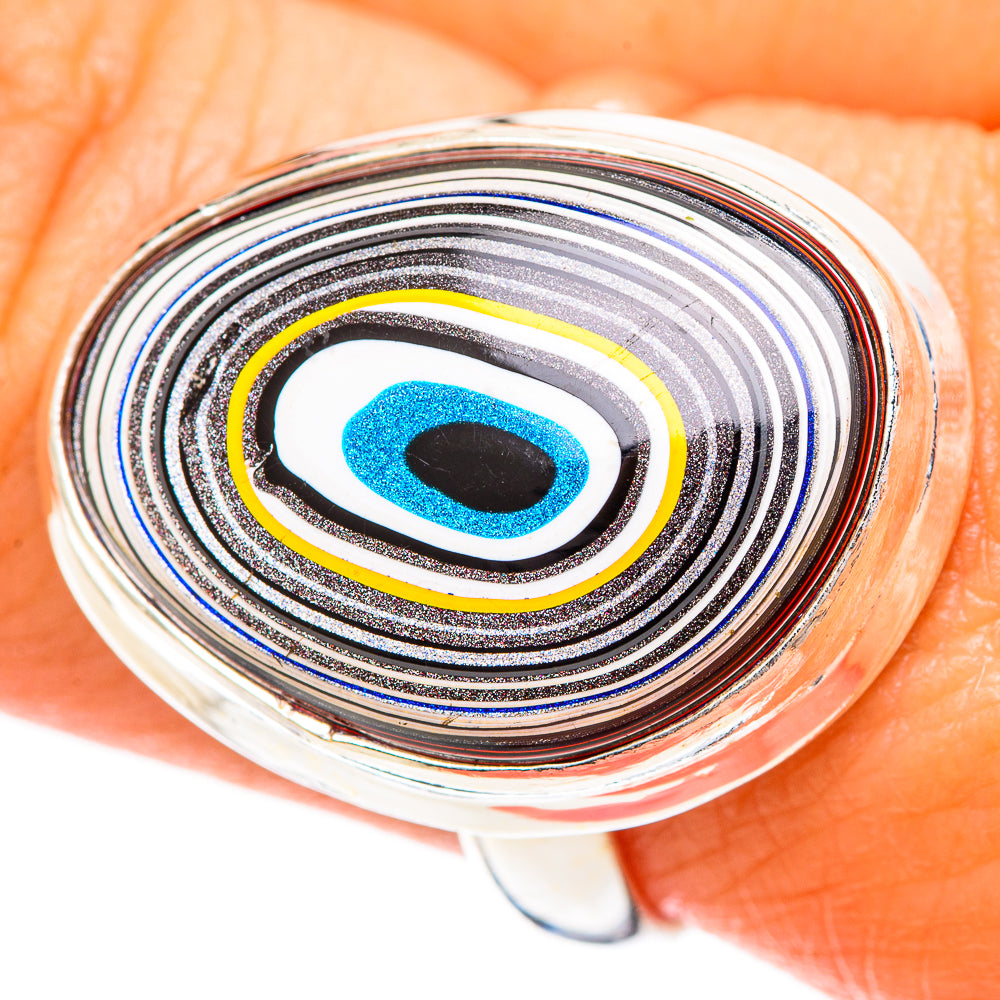 Fordite Rings handcrafted by Ana Silver Co - RING108787