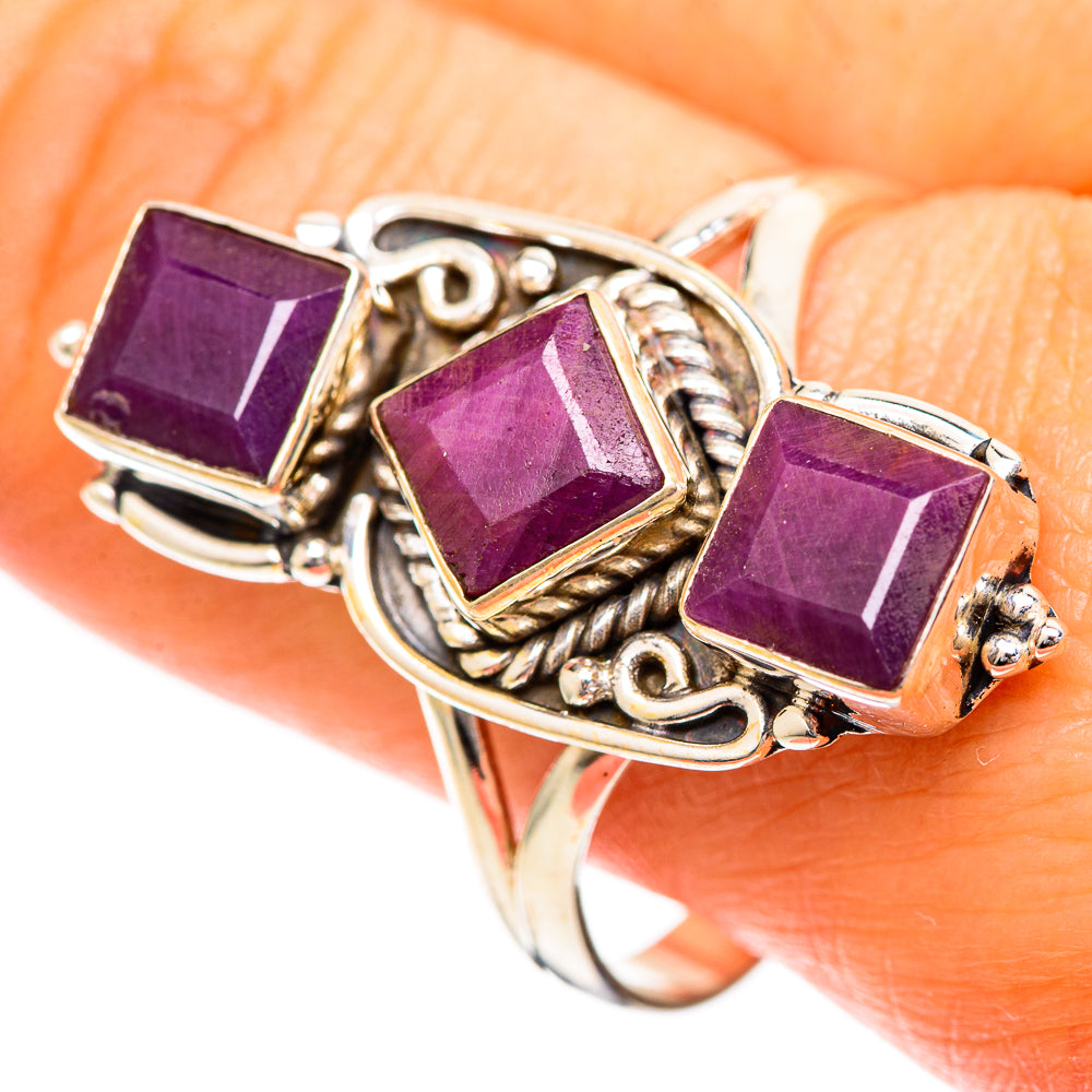 Ruby Rings handcrafted by Ana Silver Co - RING108805