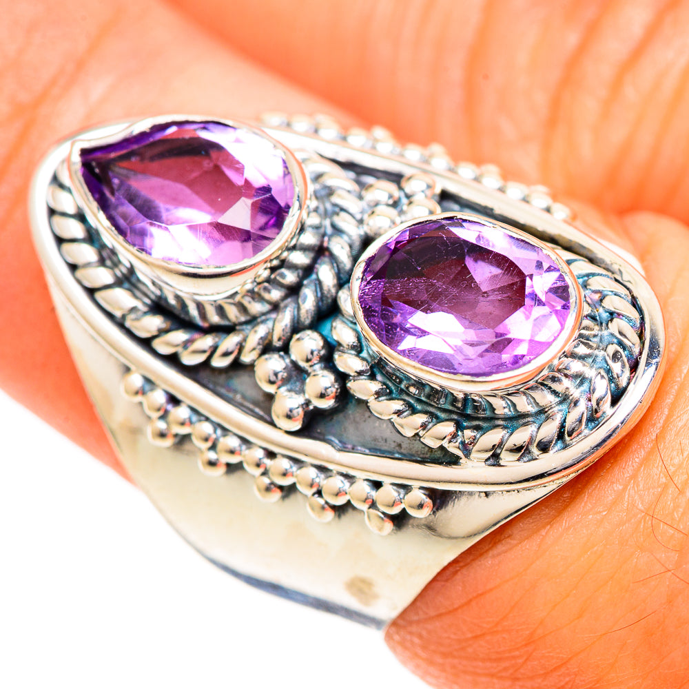 Amethyst Rings handcrafted by Ana Silver Co - RING108807