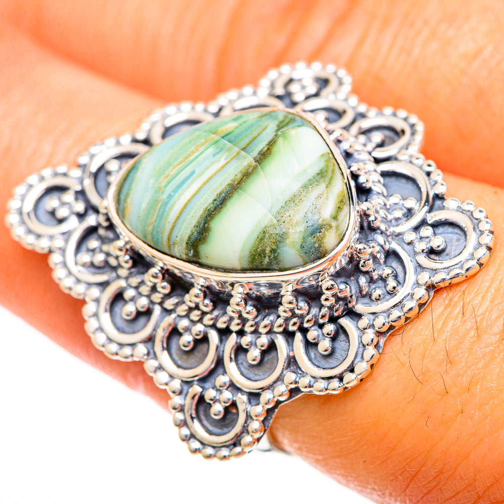 Ocean Jasper Rings handcrafted by Ana Silver Co - RING108832