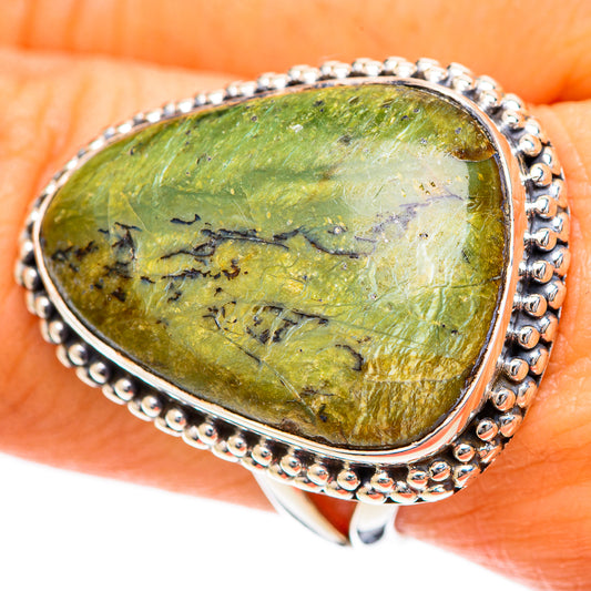 Rainforest Jasper Rings handcrafted by Ana Silver Co - RING108834