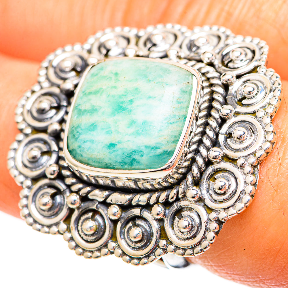 Larimar Rings handcrafted by Ana Silver Co - RING108835