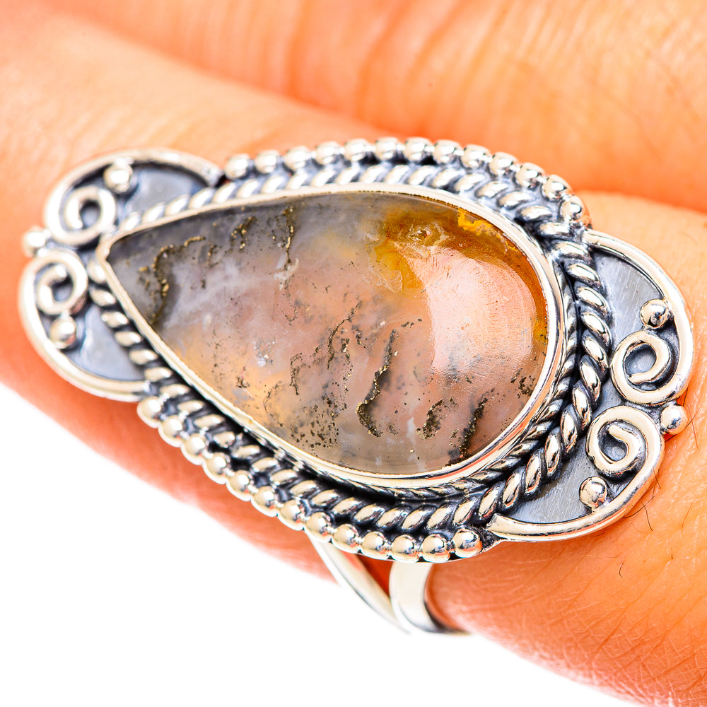 Montana Agate Rings handcrafted by Ana Silver Co - RING108856
