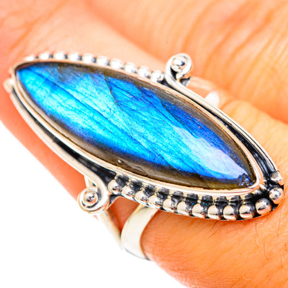 Labradorite Rings handcrafted by Ana Silver Co - RING108860