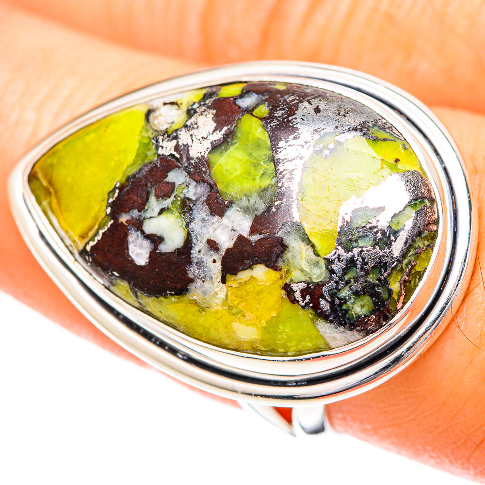 Rainforest Jasper Rings handcrafted by Ana Silver Co - RING108870