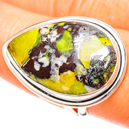 Rainforest Jasper Rings handcrafted by Ana Silver Co - RING108870